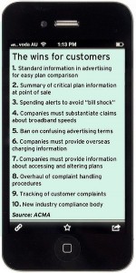 ACMA Telco Consumer Protection Code advantages
